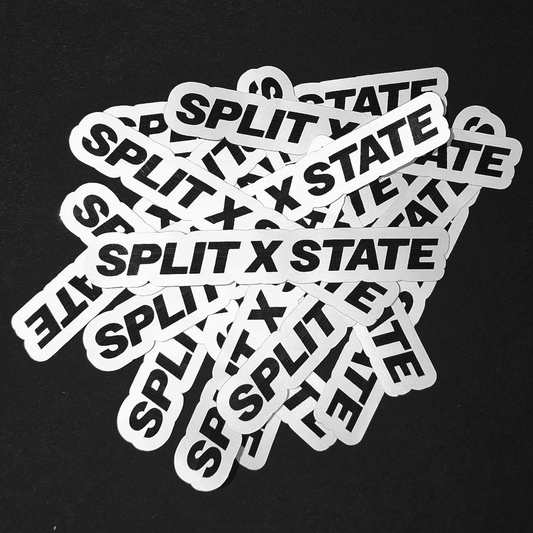 SPLIT X STATE STICKER